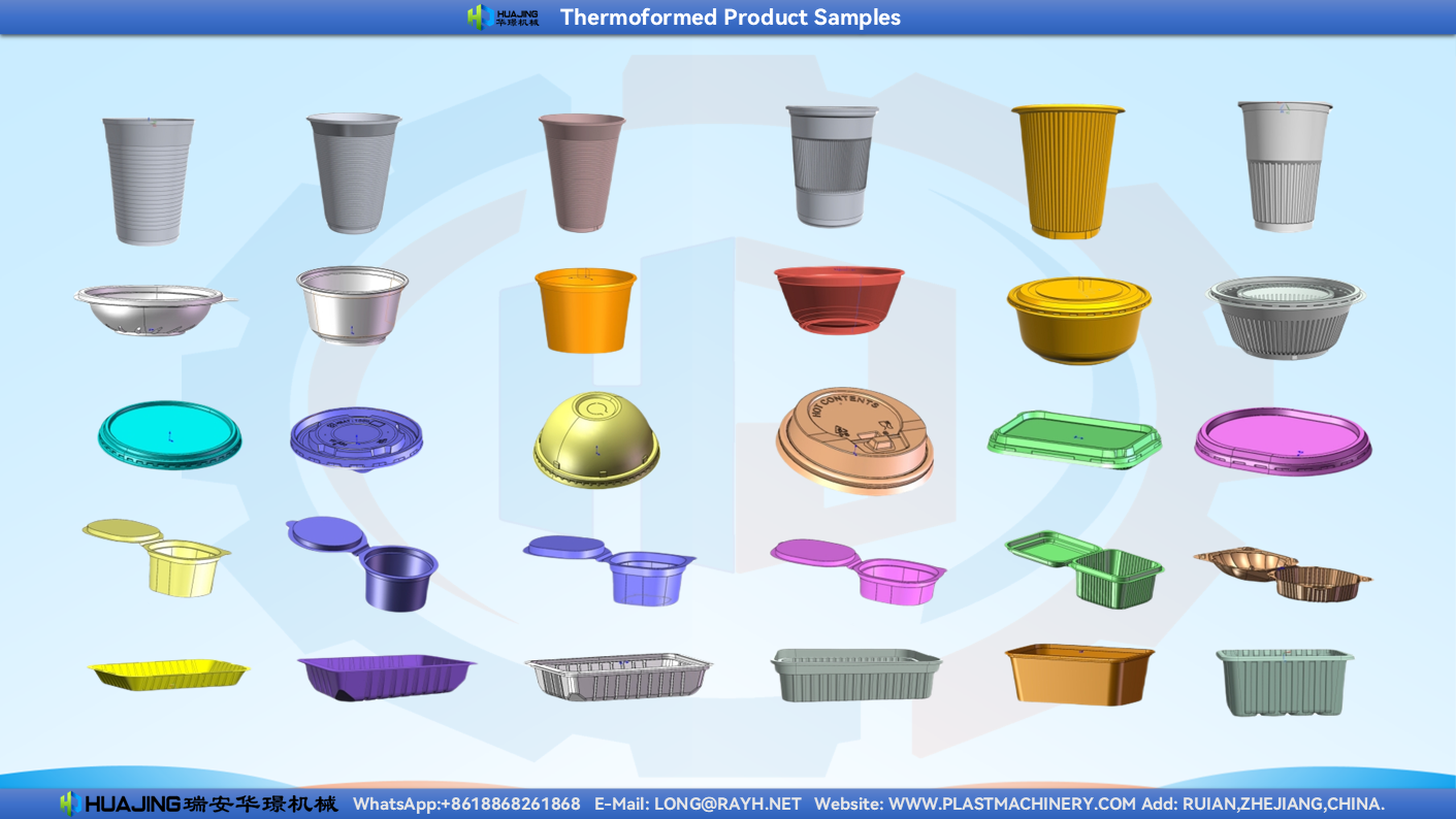 Thermoforming product sample